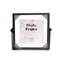 Portarretrato Ilios Innova Metálico Negro 15x15 cm