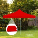 Lona 3x3 600D  Roja