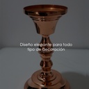 Candelabro Iliosinnova Estilo Europeo color Dorado para Vela Cónica