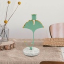 Portavela de Mesa Base Iliosinnova Mármol Floral color Verde