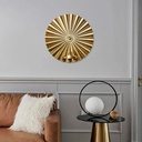 Portavela de Pared Ilios Innova Ondulada Dorada