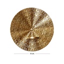 Portavela de Pared Ilios Innova Rayas Dorada