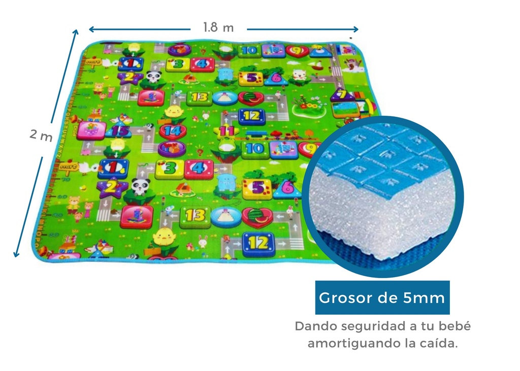 Tapete colchoneta de bebé (Monopoly)
