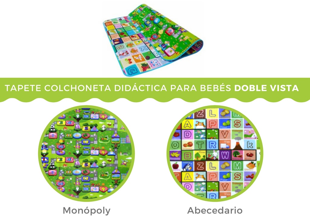 Tapete colchoneta de bebé Bosque