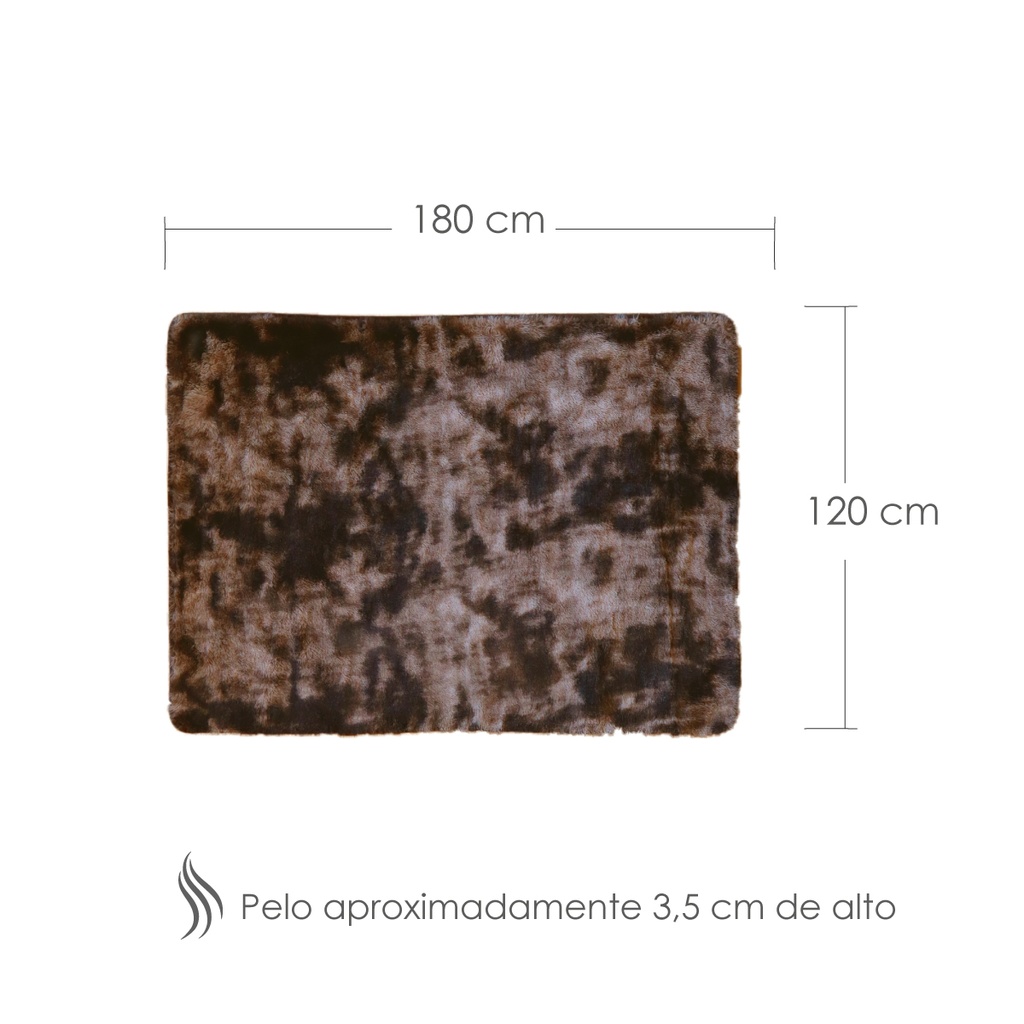 Tapete motley 180 x 120 cm Café