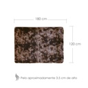 Tapete motley 180 x 120 cm Café