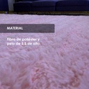Tapete motley 2 x 1.60 m Rosa