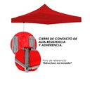 Lona 2x2 600D  Roja