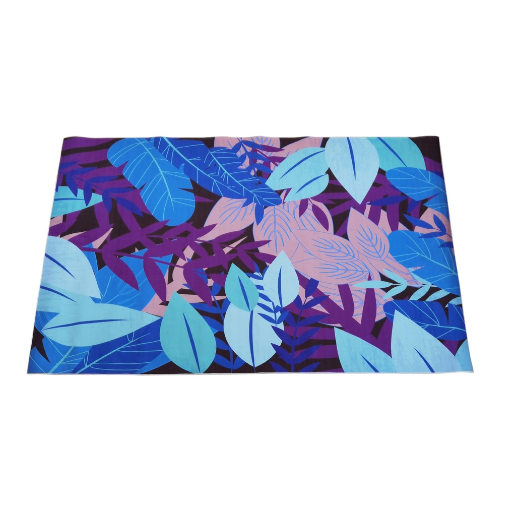 Tapete nórdico 2 x 1.60 m (Neón floreado)