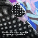 Tapete nórdico 2 x 1.60 m (Neón floreado)