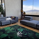 Tapete nórdico 2 x 3 m (Neón floreado)