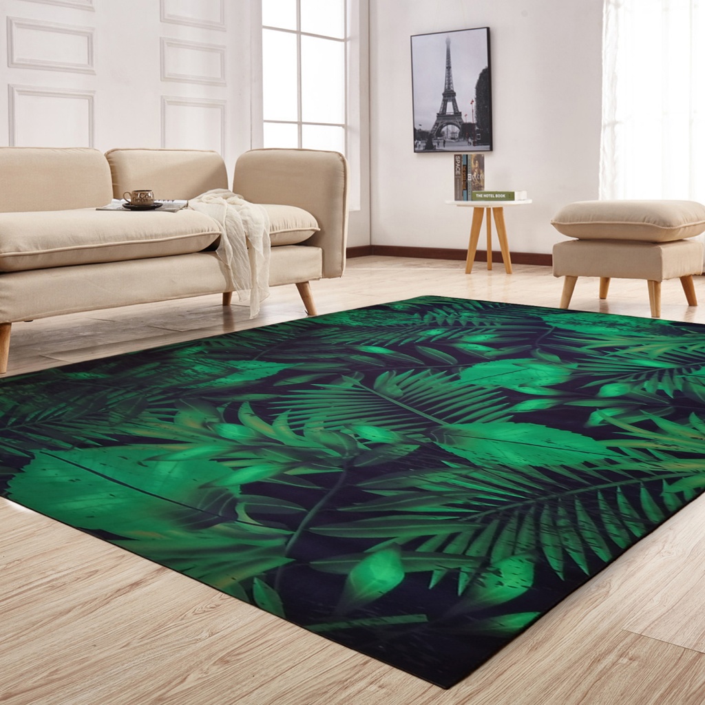 Tapete nórdico 2 x 3 m (Neón floreado)