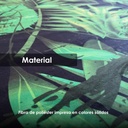 Tapete nórdico 2 x 3 m (Neón floreado)