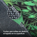 Tapete nórdico 2 x 3 m (Neón floreado)