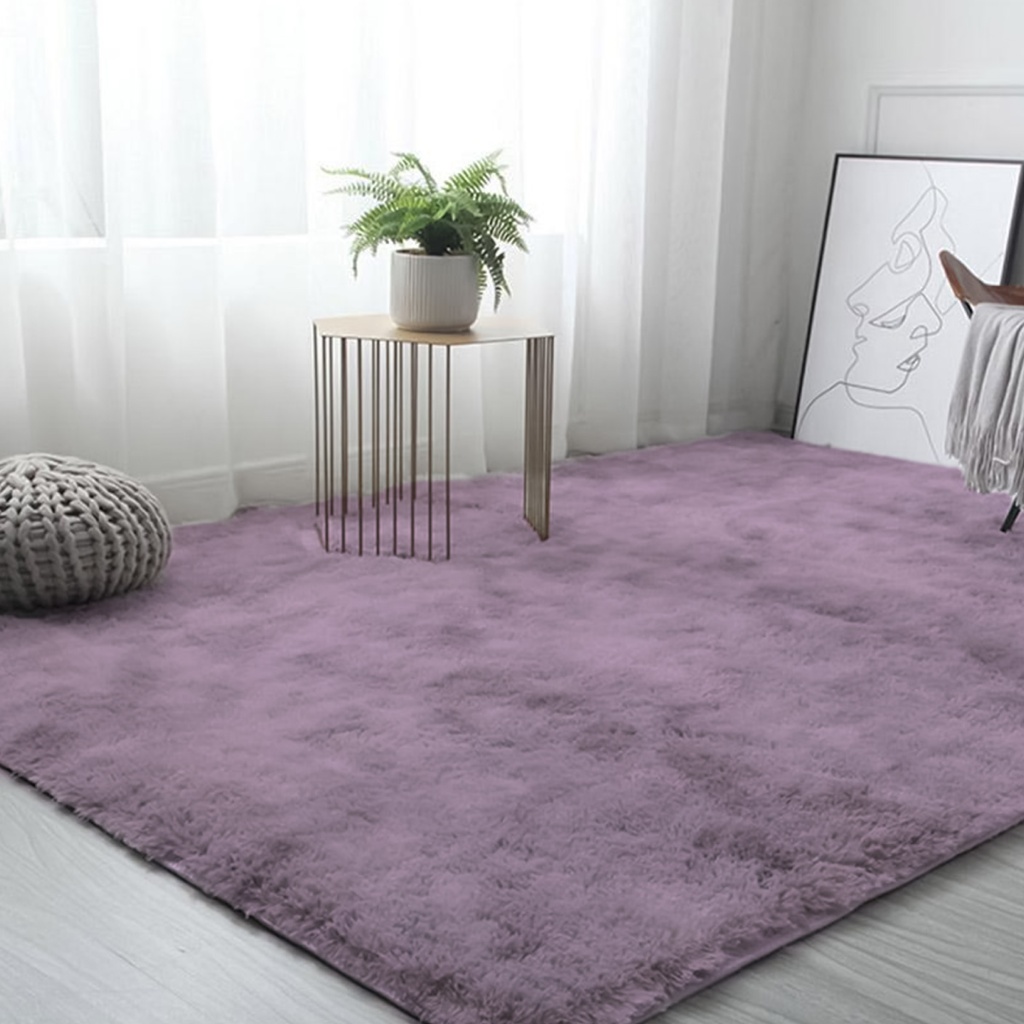 Tapete shag 2 x 3 m (Rosa)