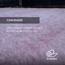 Tapete shag 2 x 3 m (Rosa)