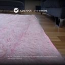 Tapete shag 2 x 3 m (Rosa)