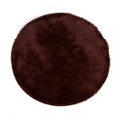 Tapete shag redondo Chocolate