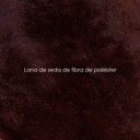 Tapete shag redondo Chocolate