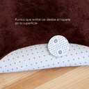Tapete shag redondo Chocolate