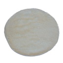 Tapete shag redondo Crema