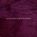 Tapete shag redondo Uva