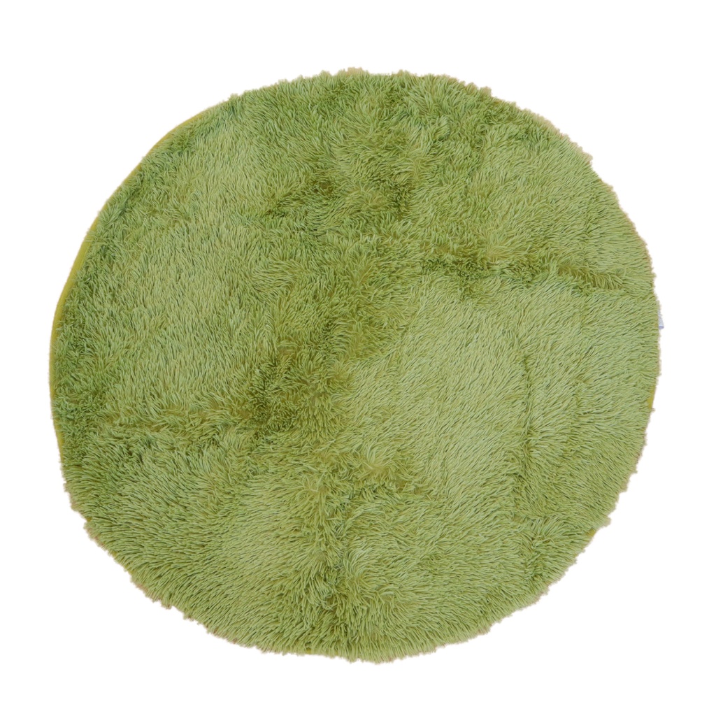 Tapete shag redondo Verde