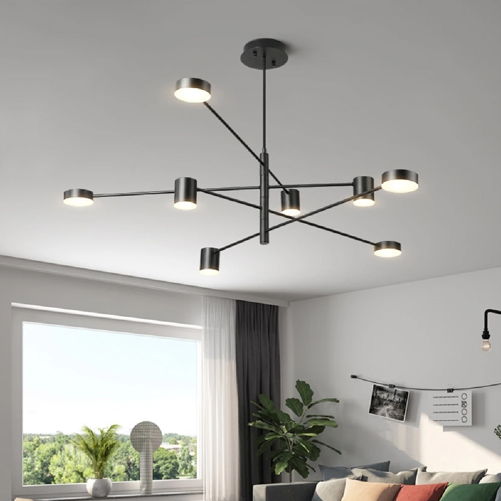 Lámpara colgante 2271 6 Negro