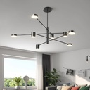 Lámpara colgante 2271 6 Negro