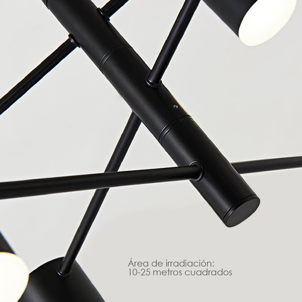Lámpara colgante 2271 6 Negro