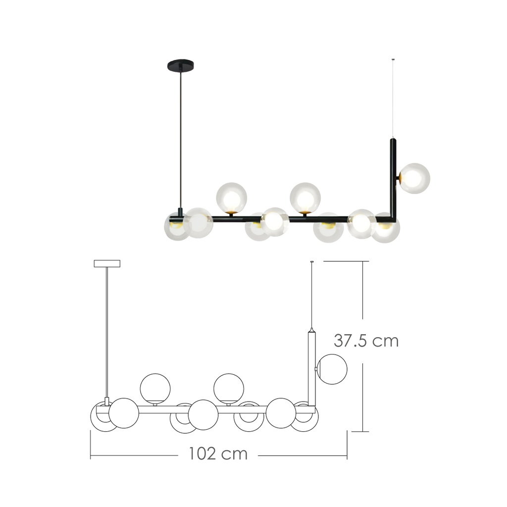 Lámpara colgante 2276 10 N