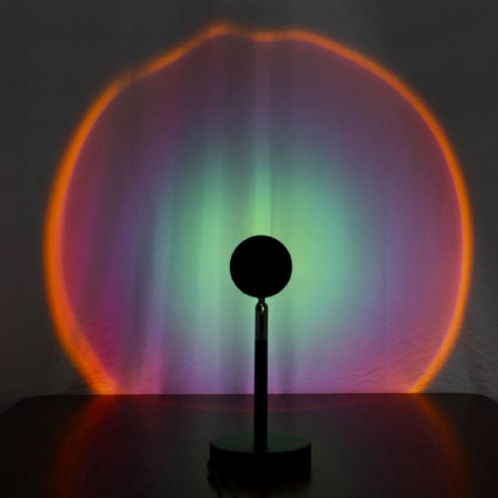 Lámpara de ambiente proyector atmósfera luces led 180 arcoiris