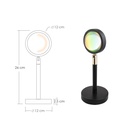 Lámpara de ambiente proyector atmósfera luces led 180 sunset rojo