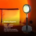Lámpara de ambiente proyector atmósfera luces led 180 sunset rojo