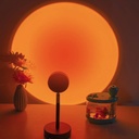 Lámpara de ambiente proyector atmósfera luces led 180 sunset rojo