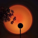Lámpara de ambiente proyector atmósfera luces led 180 sunset rojo
