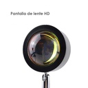 Lámpara de ambiente proyector atmósfera luces led 180 sunset rojo