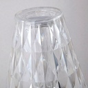 Lámpara de mesa diamante