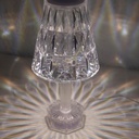Lámpara de mesa diamante