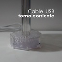 Lámpara de mesa diamante