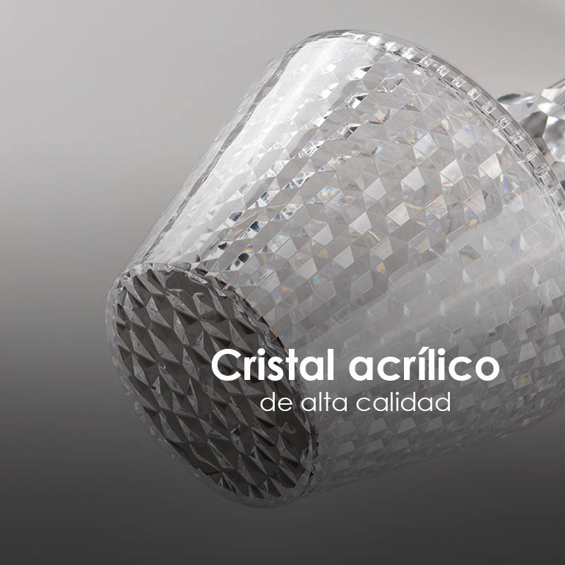 Lámpara de mesa diamante