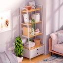 Librero organizador Piramide Color Blanco