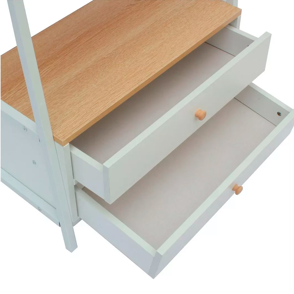 Librero organizador Piramide Color Blanco