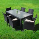 Comedor para exteriores de 6 sillas