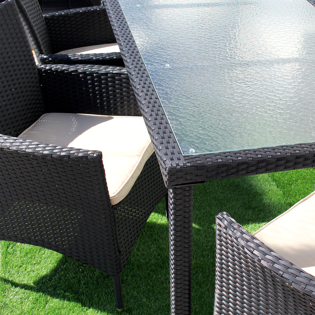 Comedor para exteriores de 6 sillas