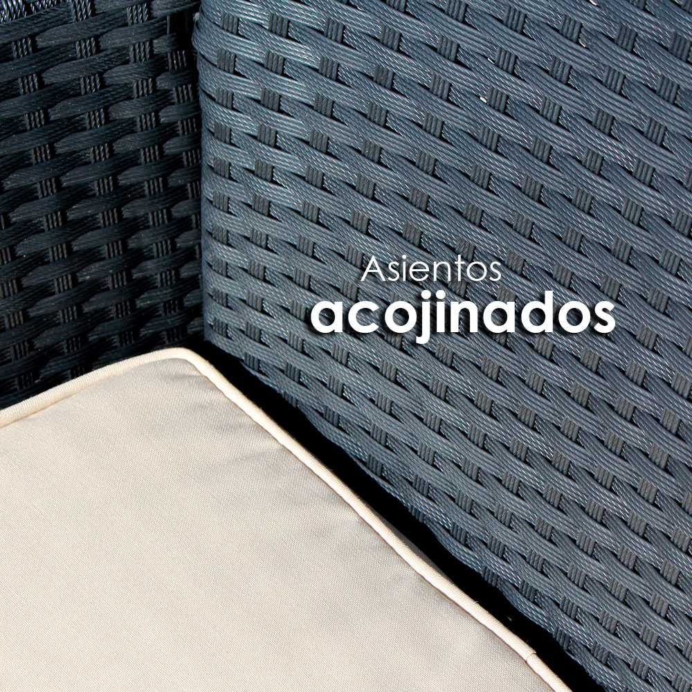 Comedor para exteriores de 6 sillas