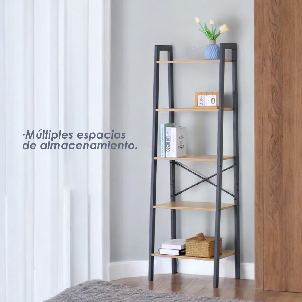 Librero organizador 5 estantes