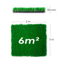 6 Mts Pasto Sintetico 30mm