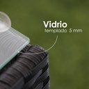 2 Salas de Jardin 4P Negro con Blanco