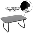 Sala de Jardín de 4 Piezas Gris